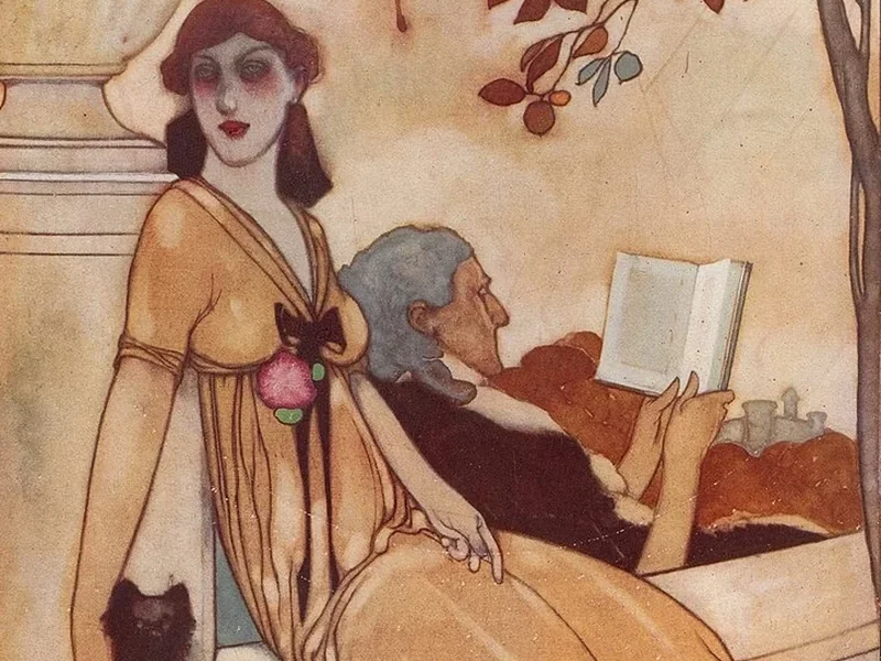 1876-Xavier Gose - Le Jardin-1a. Illustrazione di moda o lifestyle